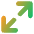 Line Arrow Expand Diagonal Large 1 Icon from Core Gradient Set
