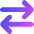 Line Arrow Transfer Horizontal Large 2 Icon from Core Gradient Set