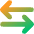 Line Arrow Transfer Horizontal Large 3 Icon from Core Gradient Set