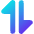 Triangle Arrow Transfer Vertical Large 1 Icon from Core Gradient Set