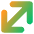 Diagonal Line Arrow Large 1 Icon from Core Gradient Set