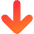 Line Arrow Down Large 1 Icon from Core Gradient Set