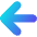 Line Arrow Left Large 1 Icon from Core Gradient Set