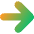 Line Arrow Right Large 1 Icon from Core Gradient Set