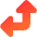 Triangle Arrow Bottom Right Corner Large Icon from Core Gradient Set