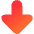 Triangle Arrow Down Large 1 Icon from Core Gradient Set