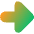 Triangle Arrow Right Large 1 Icon from Core Gradient Set