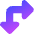 Triangle Arrow Top Left Corner Large Icon from Core Gradient Set