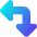Triangle Arrow Top Right Corner Large Icon from Core Gradient Set