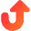 Triangle Arrow Turn Up Large Icon from Core Gradient Set