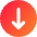 Line Arrow Down Circle 1 Icon from Core Gradient Set
