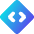 Line Arrow Expand Horizontal Diamond Icon from Core Gradient Set