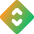 Line Arrow Expand Vertical Diamond Icon from Core Gradient Set