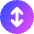 Line Arrow Fit To Height Circle Icon from Core Gradient Set