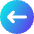 Line Arrow Left Circle 1 Icon from Core Gradient Set