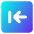Line Arrow Left Square 2 Icon from Core Gradient Set