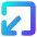 Line Arrow Minimize Window 1 Icon from Core Gradient Set