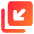 Line Arrow Minimize Window 4 Icon from Core Gradient Set