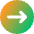 Line Arrow Right Circle 1 Icon from Core Gradient Set