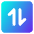 Line Arrow Transfer Vertical Square 1 Icon from Core Gradient Set