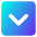 Tailless Line Arrow Down Square Icon from Core Gradient Set
