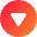 Tailless Triangle Arrow Down Circle Icon from Core Gradient Set