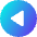 Tailless Triangle Arrow Left Circle Icon from Core Gradient Set