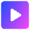 Tailless Triangle Arrow Right Square Icon from Core Gradient Set