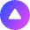 Tailless Triangle Arrow Up Circle Icon from Core Gradient Set