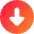 Triangle Arrow Down Circle 1 Icon from Core Gradient Set