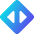 Triangle Arrow Expand Horizontal Diamond Icon from Core Gradient Set