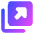Triangle Arrow Expand Window 2 Icon from Core Gradient Set