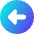 Triangle Arrow Left Circle 1 Icon from Core Gradient Set