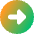 Triangle Arrow Right Circle 1 Icon from Core Gradient Set
