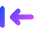 Line Arrow Move Left 1 Icon from Core Gradient Set