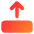 Line Arrow Move Up 2 Icon from Core Gradient Set