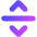 Line Arrow Move Vertical Icon from Core Gradient Set