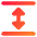 Triangle Arrow Expand Vertical Icon from Core Gradient Set