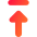 Triangle Arrow Move Up 1 Icon from Core Gradient Set