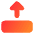 Triangle Arrow Move Up 2 Icon from Core Gradient Set