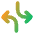 Line Arrow Dodge 3 Icon from Core Gradient Set