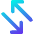 Line Arrow Transfer Diagonal 4 Icon from Core Gradient Set