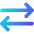 Line Arrow Transfer Horizontal 2 Icon from Core Gradient Set
