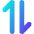 Line Arrow Transfer Vertical 1 Icon from Core Gradient Set