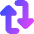 Triangle Arrow Reload Vertical 1 Icon from Core Gradient Set