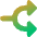 Triangle Arrow Split Right 1 Icon from Core Gradient Set