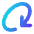 Line Arrow Rotate Diagonal Right 2 Icon from Core Gradient Set