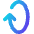 Line Arrow Rotate Vertical Right 1 Icon from Core Gradient Set