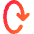 Line Arrow Rotate Vertical Right 2 Icon from Core Gradient Set