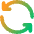 Line Arrow Synchronize 1 Icon from Core Gradient Set